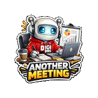 Work Day Meeting Sticker by Digi 995
