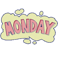 Monday Lunes Sticker