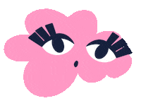 alixosdesigns what eyes shock cloud Sticker