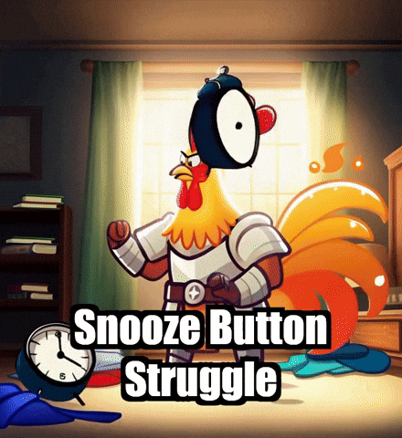 Morning Alarm GIF by Zorooster