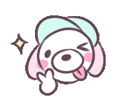 dog hello Sticker by pnkemoji