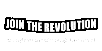 Join The Revolution Sticker by Kirsten Hurley