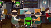 kyle broflovski drinking GIF by South Park 