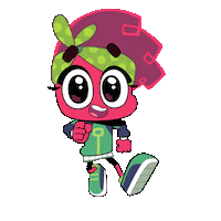 NATGEOBRASIL cartoon fitness running run Sticker