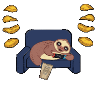 Sleep Sloth Sticker