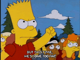 Angry Season 4 GIF by The Simpsons