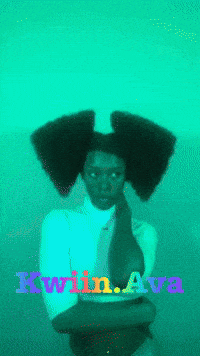 KwiinAva afro ava afro puffs afro art GIF
