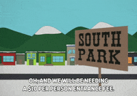 buildings exterior shot GIF by South Park 