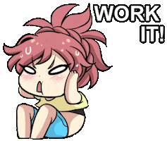 Working Out Work It Sticker by Jin