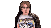 Awkward Cat Lady Sticker