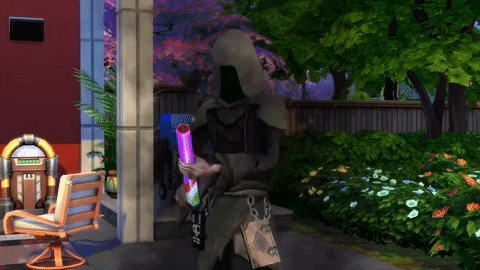 mattdczy giphygifmaker grim reaper the sims 4 GIF