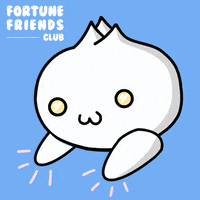 FortuneFriends_ food excited lets go character GIF