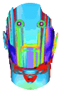 3D Head Sticker by badblueprints
