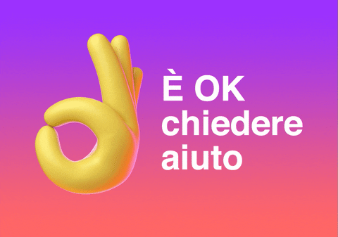È Ok Chiedere Aiuto GIF by GIPHY Cares