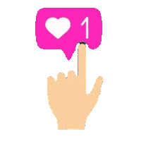 Social Interaction Heart Sticker by Amanda Batista