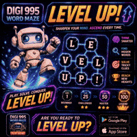 Level Up Puzzle Game GIF by Digi 995