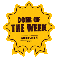 The_Woodsman_Whisky winning whisky badge achievement Sticker
