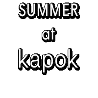 Summeratkapok Sticker by kapok
