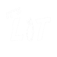 It'S Lit Sticker by Long Island Threads