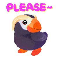 Bird Please Sticker by pikaole