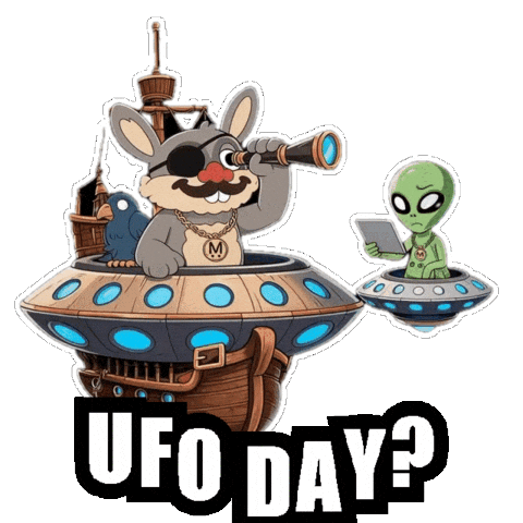 Happy Area 51 Sticker