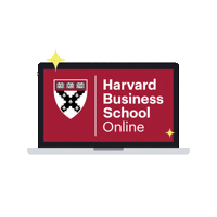 Sparkle Online Learning Sticker by Harvard Business School