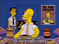 Working Season 8 GIF by The Simpsons
