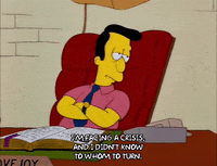 Talking Season 8 GIF by The Simpsons