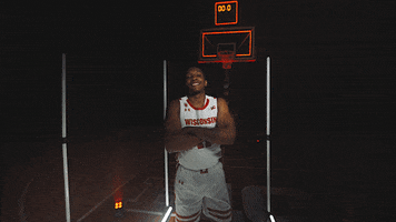 College Basketball Bowman GIF by Wisconsin Badgers