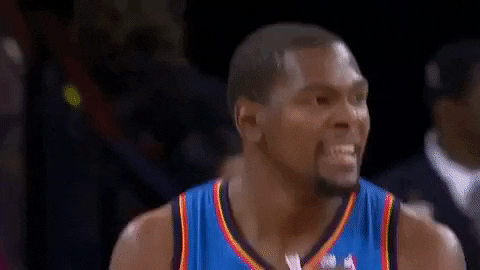 Excited Kevin Durant GIF by NBA