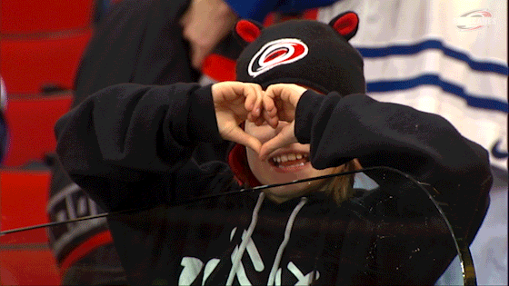 heart hockey GIF by Carolina Hurricanes