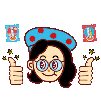 nongshim_official 농심라면전국투어 농심 배대표 배홍동쫄쫄면 Sticker