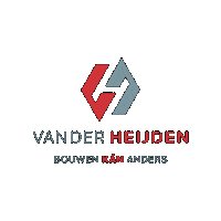 VanderHeijdenbouwenkananders van der heijden bouw kan anders logo staand van der heijden bouwbedrijf logo van der heijdne bouwbedrijf Sticker
