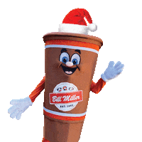 Christmas Santa Sticker by Bill Miller Bar-B-Q