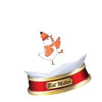 Christmas Snow Sticker by Bill Miller Bar-B-Q
