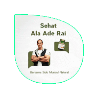 Sehat Ala Ade Rai Sticker by Sido Muncul