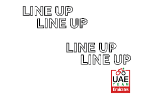 Line Up Cycling Sticker by Rafał Majka