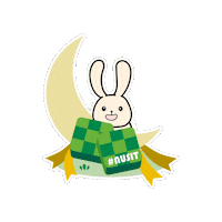 Hari Raya Rabbit Sticker by NUS Information Technology