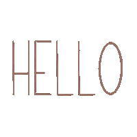 Hello Sticker