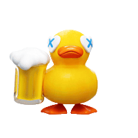 Bar Duck Sticker