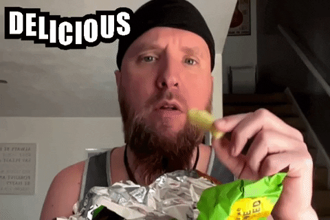 Snacking Love It GIF by Mike Hitt