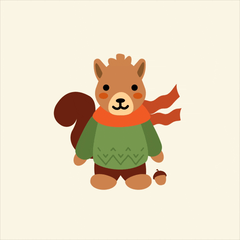Fall Season Hello GIF by Jessica Lau