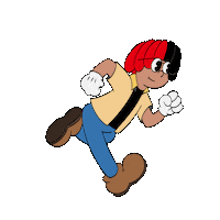 Kidd Running Sticker