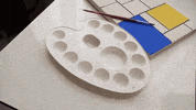 hadismalekie painting stop motion abstract painting نقاشی GIF
