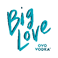 Happy Big Love Sticker by OVO Vodka