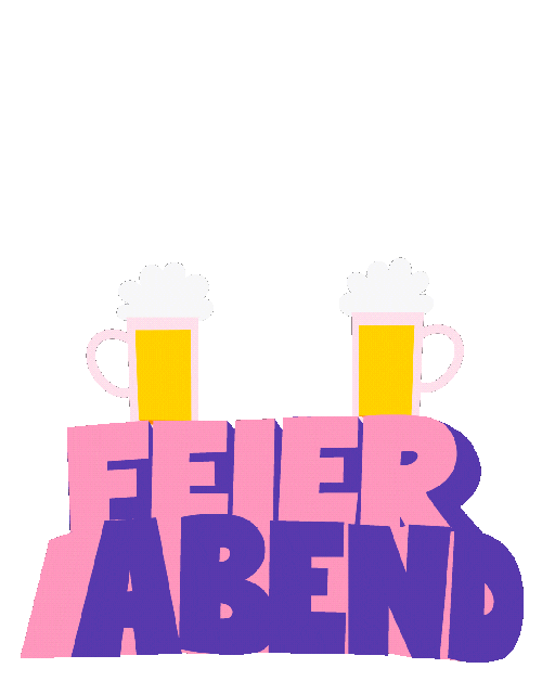 Party Bier Sticker