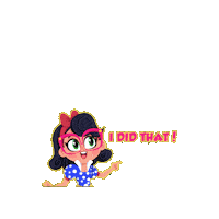 Excited Snow White Sticker by Cool School