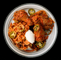 Chicken And Waffles Brunch GIF by Juke Fried Chicken