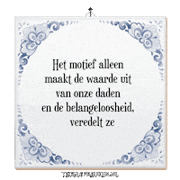 Humor Reflectie Sticker by Tegelspreuken.nl