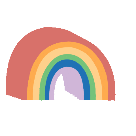 myjoolz giphygifmaker happy fun rainbow Sticker